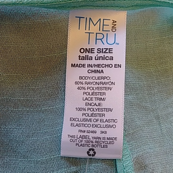 NWT. Crochet Trim Kimono Cover-Up. One Size - Picture 5 of 5